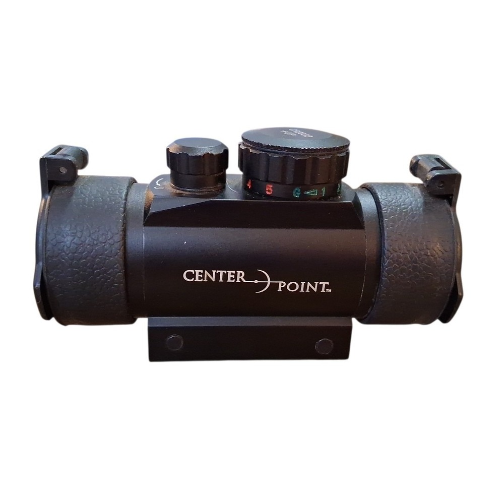 CP Center Point Red Green Dot Sight Scope¹ Rail Mount Shotgun MN:72601 Batt. Op.